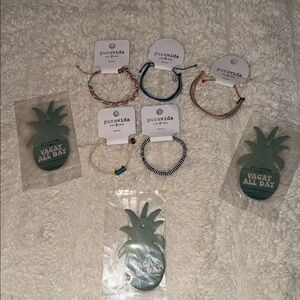 NWT Pura Vida Bracelet Bundle with Car Fresheners
